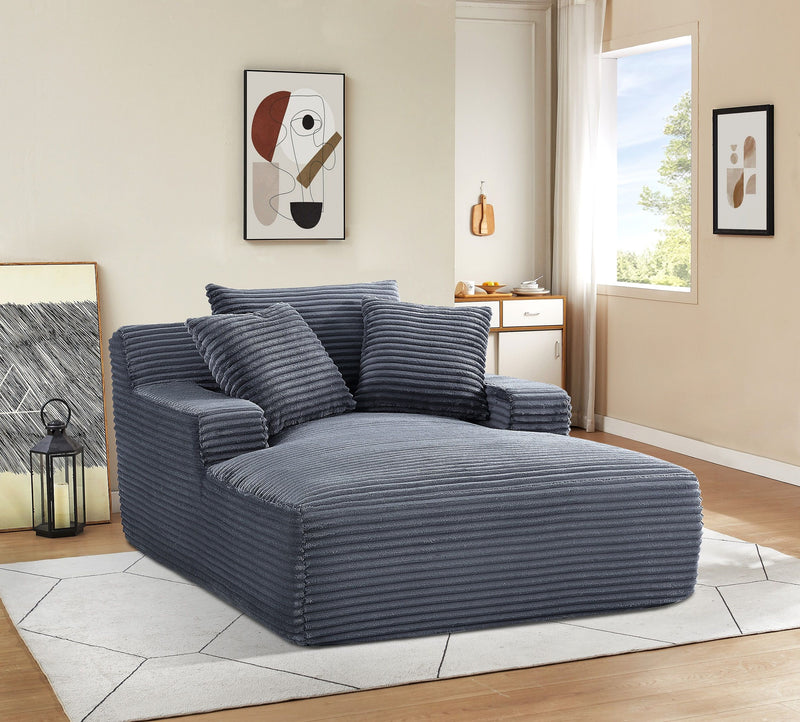 Cloudline - Oversized Chaise Lounge, Modern Comfy Couch With Full Foam Cushioning, Cozy Sleeper Sofabed