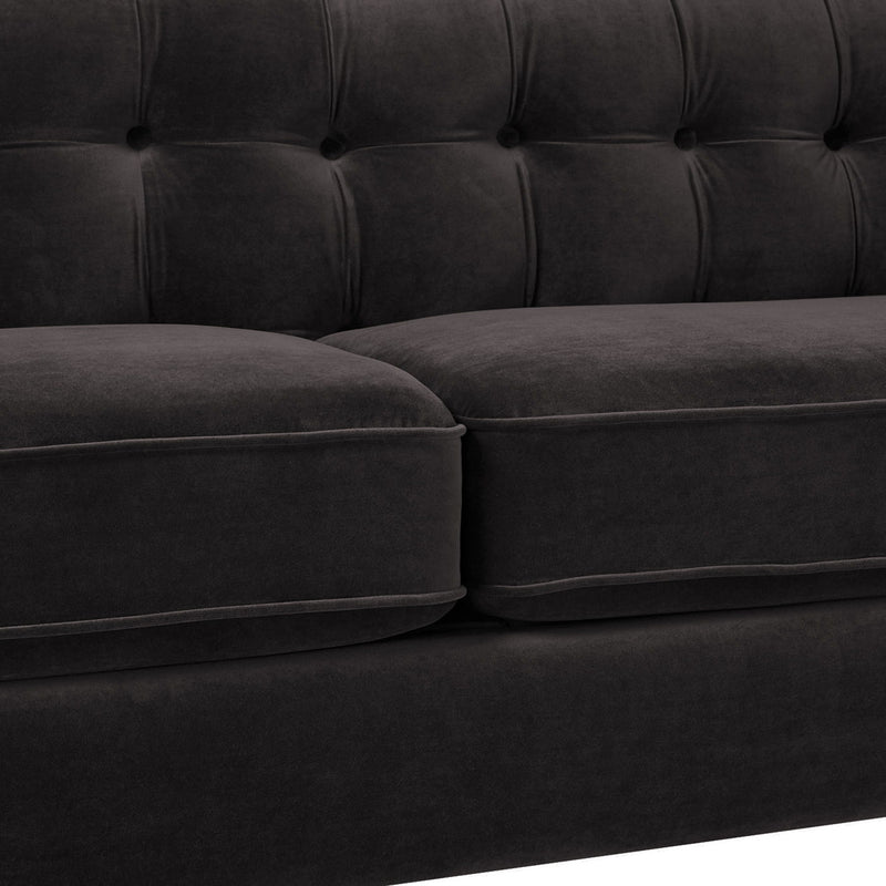 Jack - Modern Tuxedo Tufted Sofa