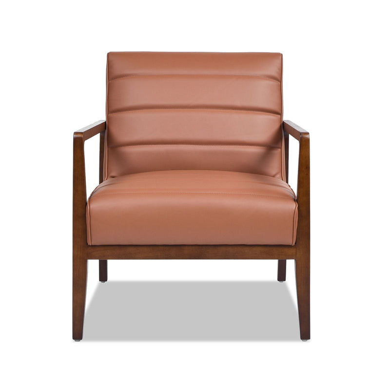 Kenneth - Modern Transitional Lounge Accent Chair - Brown