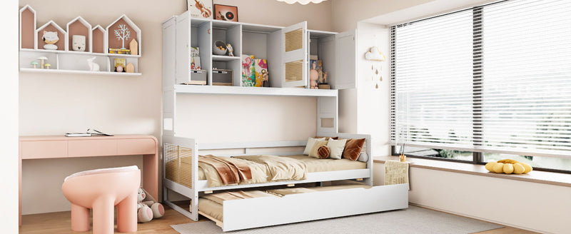 Daybed And All In One Cabinet And Shelf