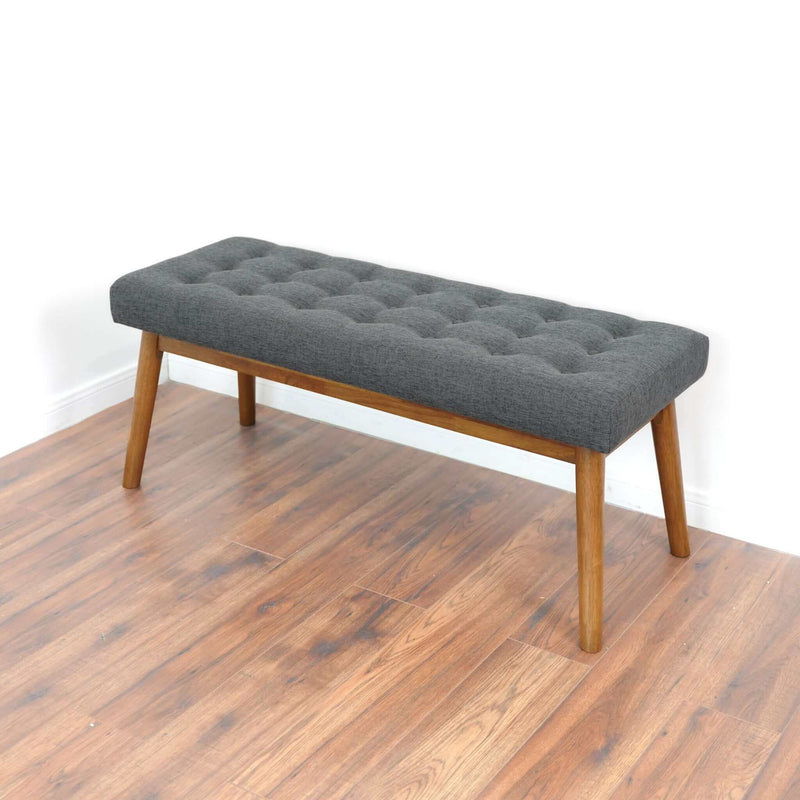 Delilah - Modern Bench - Gray