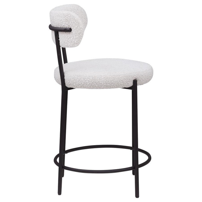 Viola - Boucle Upholstered Bar Stool (Set of 2)