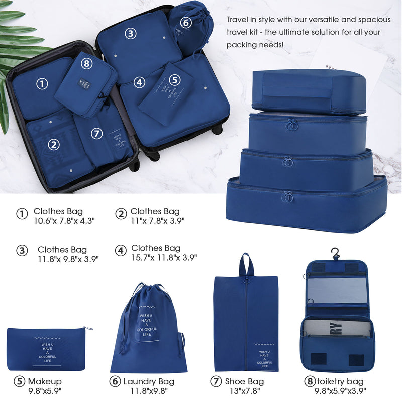 Hardshell Luggage Sets 4 Pieces + Bag Spinner Suitcase With Tsa Lock Lightweight - 16" / 20" / 24" / 28" Luggages