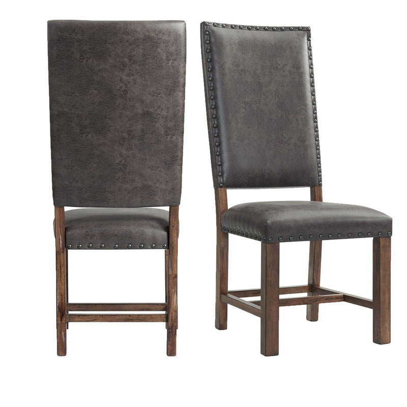 Gramercy - Tall Back Side Chair (Set of 2) - Chocolate