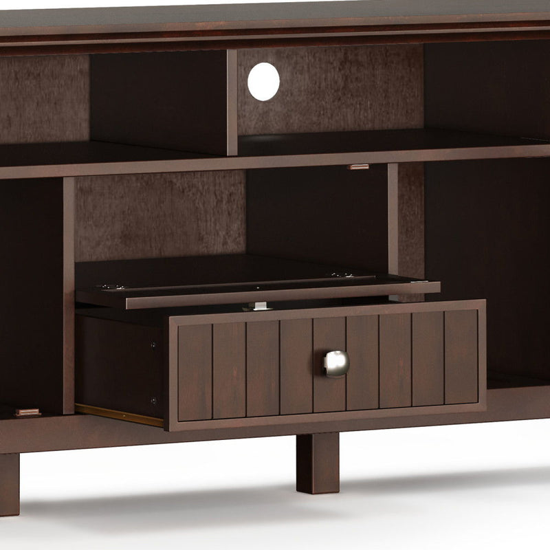 Acadian - Wide TV Media Stand - Brown