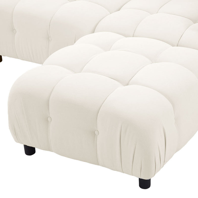 U_STYLE Upholstery Modular Convertible Sectional Sofa, L Shaped Couch with Reversible Chaise