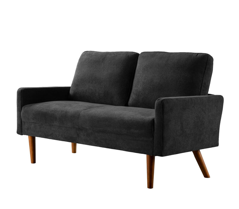 Loveseat Sofa, European Style With Sleek Design, Modern & Vintage Flair, Upholstered 2 Seater Couch