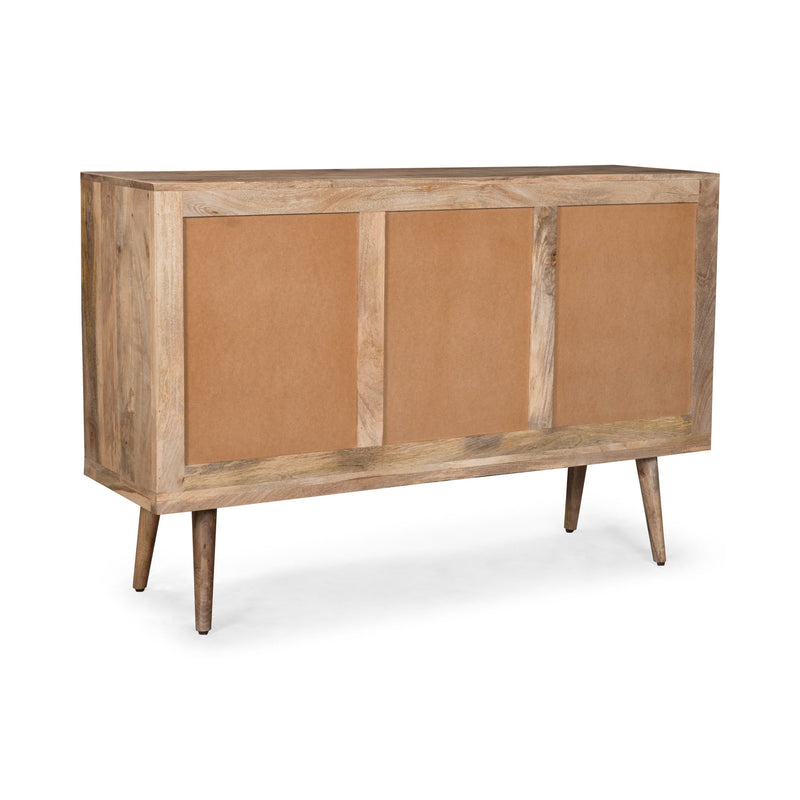 3 Drawer Sideboard With 2 Doors (KD Legs) - Natural