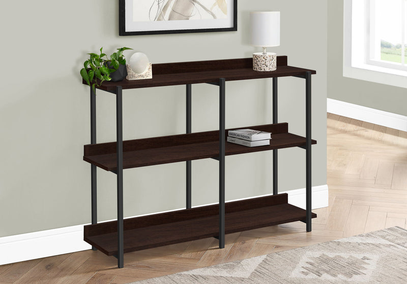 Accent Console Table For Entryway, 3 Tier Design