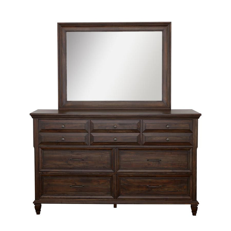 Avenue - Dresser Mirror - Weathered Burnished Brown