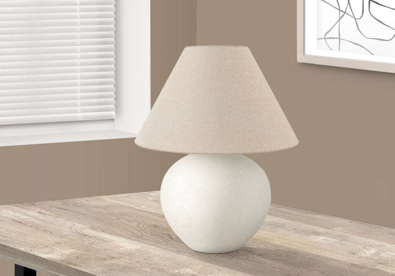 Lighting, Table Lamp Contemporary - Cream