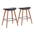 Saddle - Contemporary Counter Stool (Set of 2)