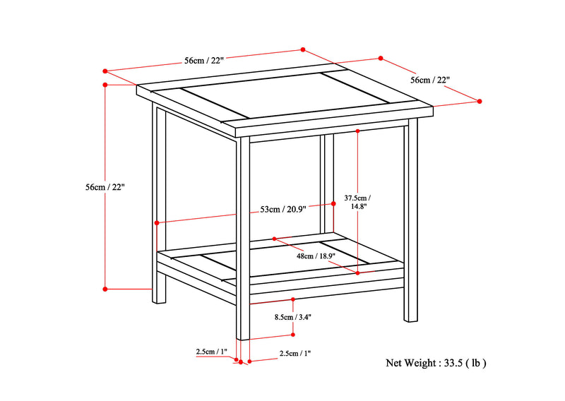 Skyler - Handcrafted Multipurpose Table