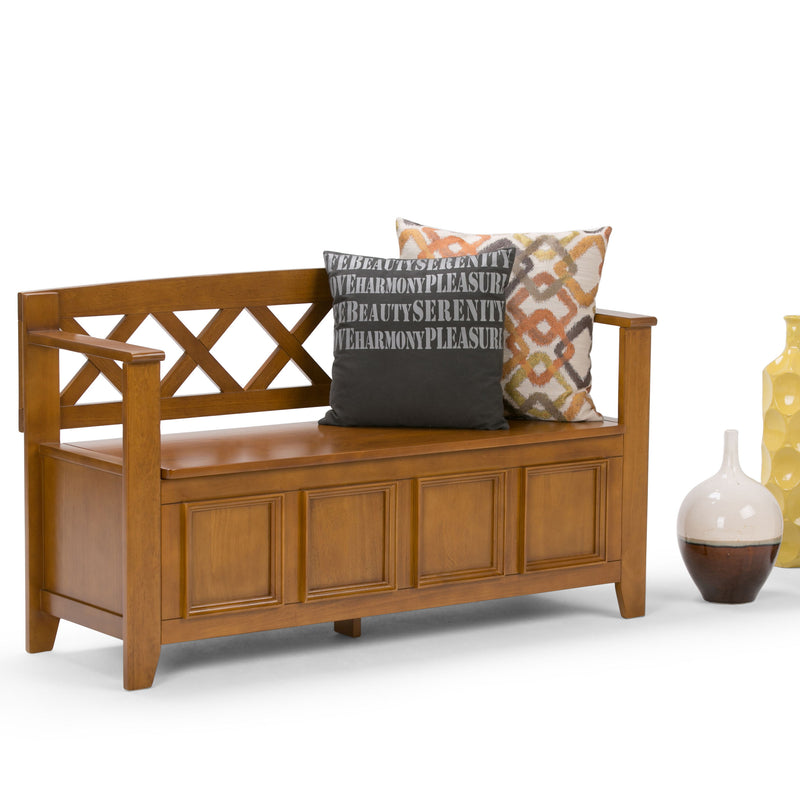 Amherst - Handcrafted Entryway Storage Bench