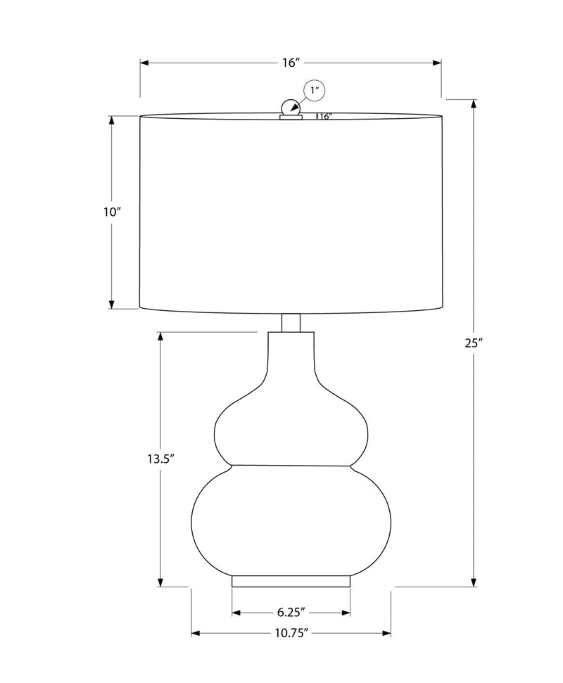 Lighting, Table Lamp, Contemporary - Cream