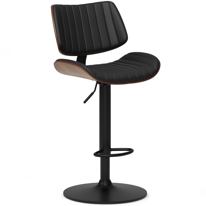 Novak - Adjustable Bar Stool - Black