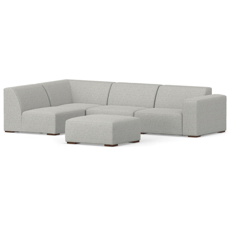 Rex - Handcrafted Sectional Sofa And Ottoman