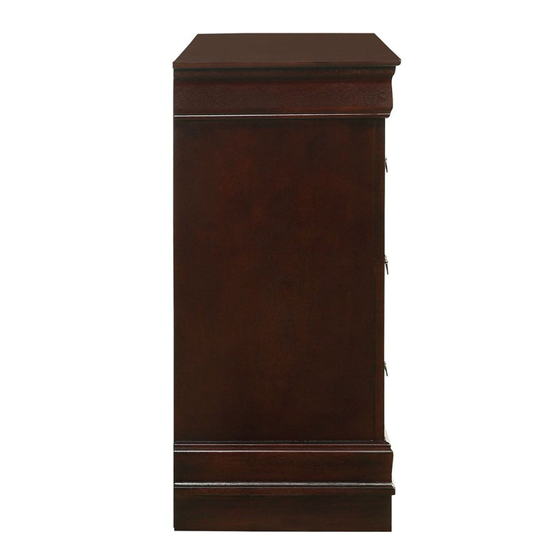 Louis Philippe - 6-Drawer Dresser - Cherry (Sturdy)