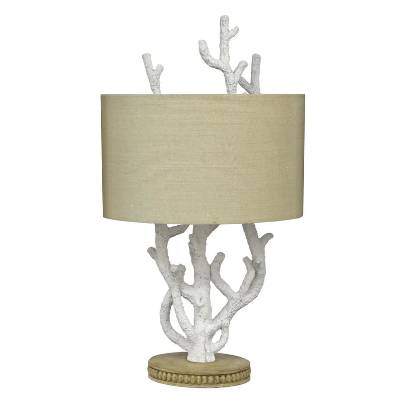 Coral Table Lamp - White