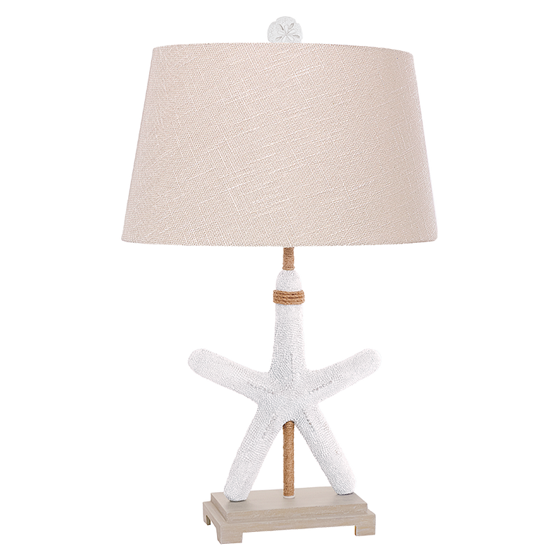 Starfish Rope Table Lamp -Antique White