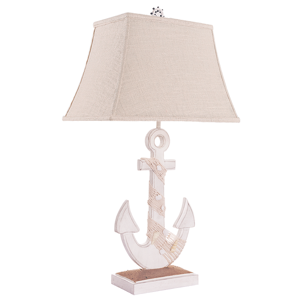 Anchor Net Table Lamp - Antique White