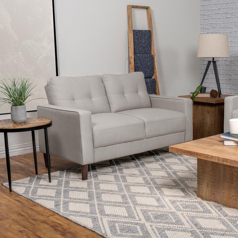 Bowen - Upholstered Track Arm Tufted Loveseat