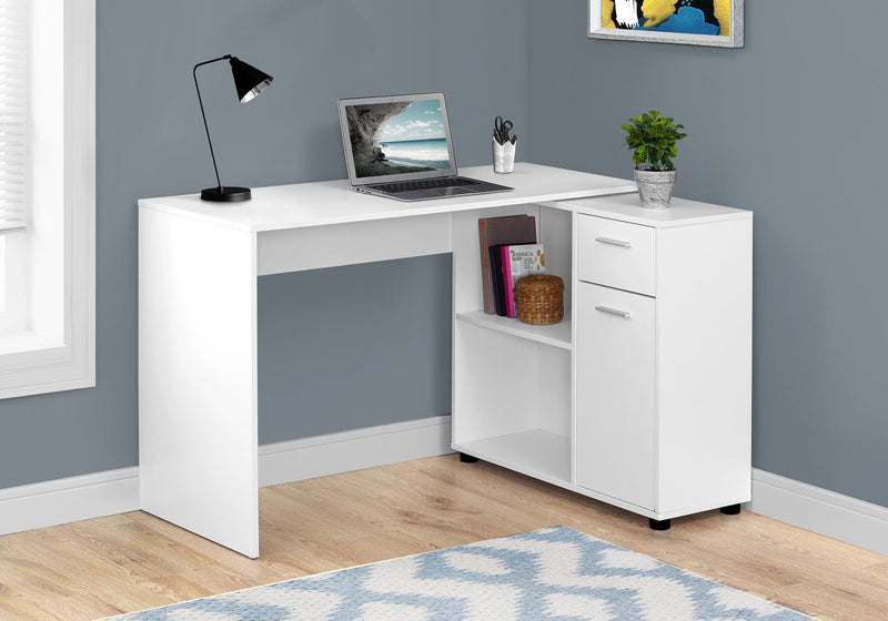 Computer Desk, Home Office, Corner, Storage Drawers, L Shape, Contemporary & Modern