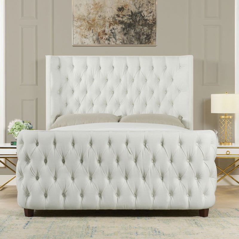 Brooklyn - Tufted Panel Bed Headboard And Footboard Set