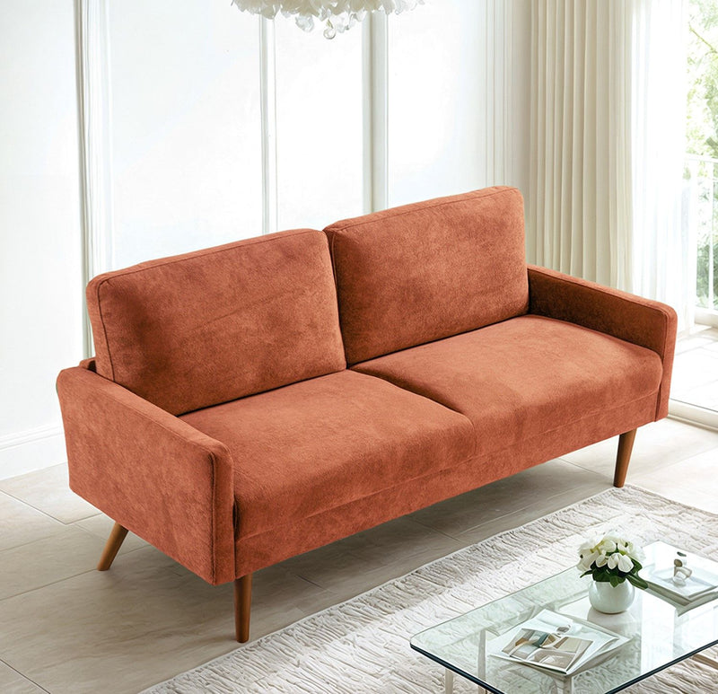 Sofa, European Style With Sleek Design, Modern & Vintage Flair, Upholstered 3 Seater Couch