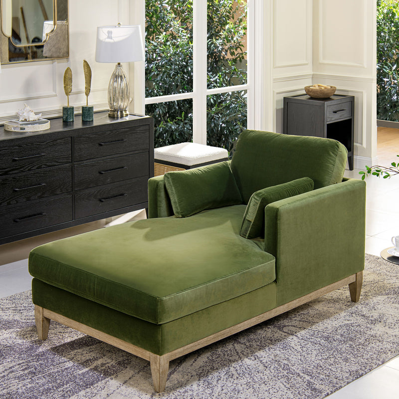 Knox - Modern Farmhouse Chaise Lounge Chair