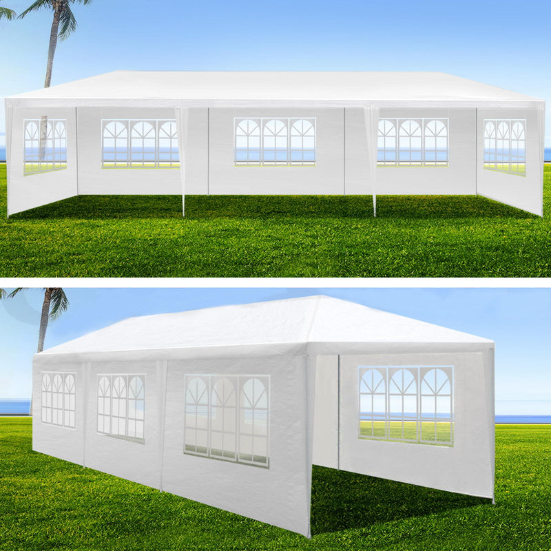 10X30' Wedding Party Canopy Tent Outdoor Gazebo With Removable Sidewalls