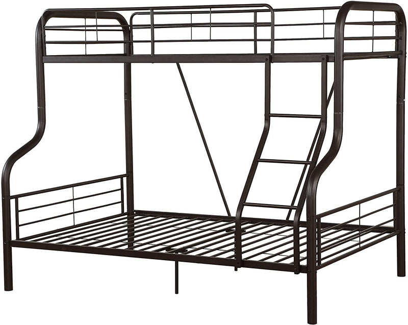 ACME Cairo Bunk Bed (Twin/Full) in Sandy Black 37610