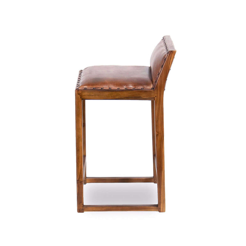 Gavin - Counter Stool - Brown / Rustic