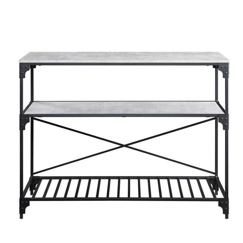 Jakob - Concrete Kitchen Island - Black