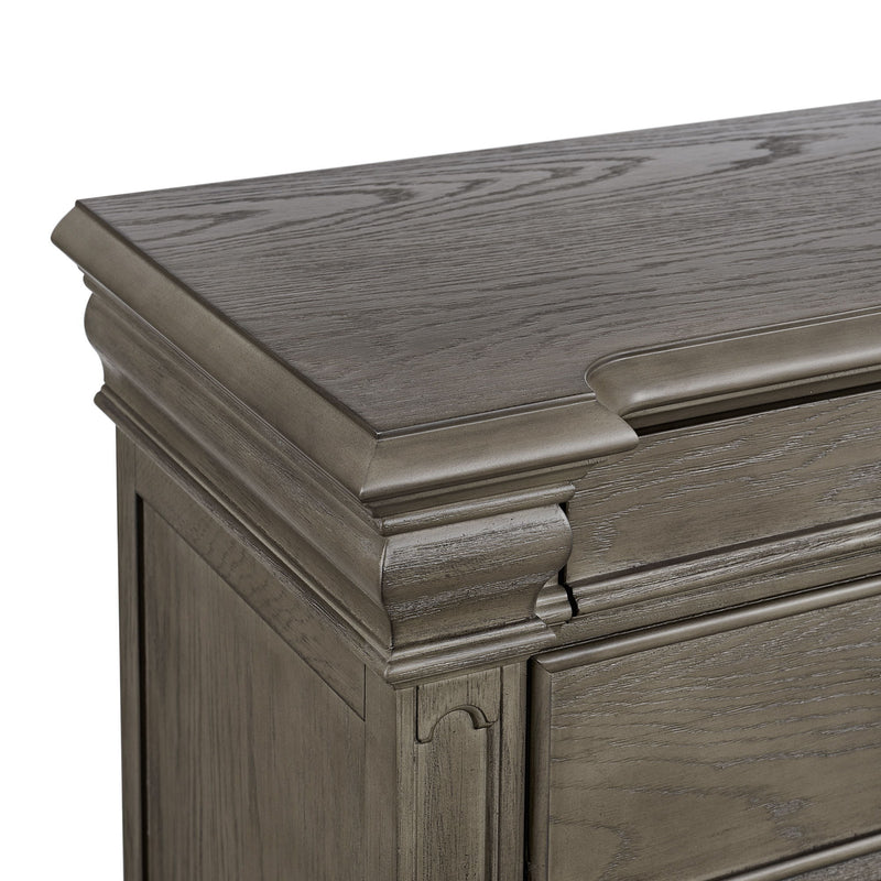 Kings Court - 10 - Drawer Dresser - Gray