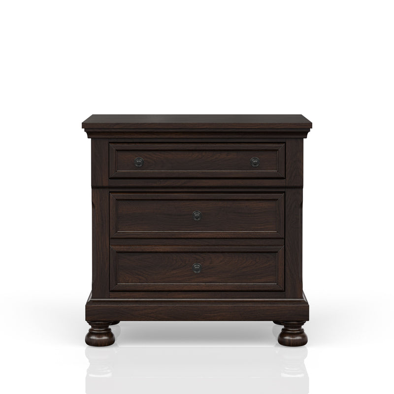 Nightstand Two Drawer - Cherry