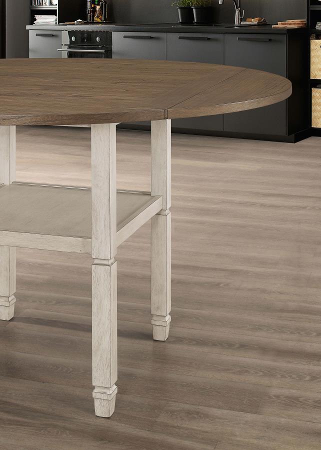 Sarasota - Extension Counter Dining Table - Rustic Cream