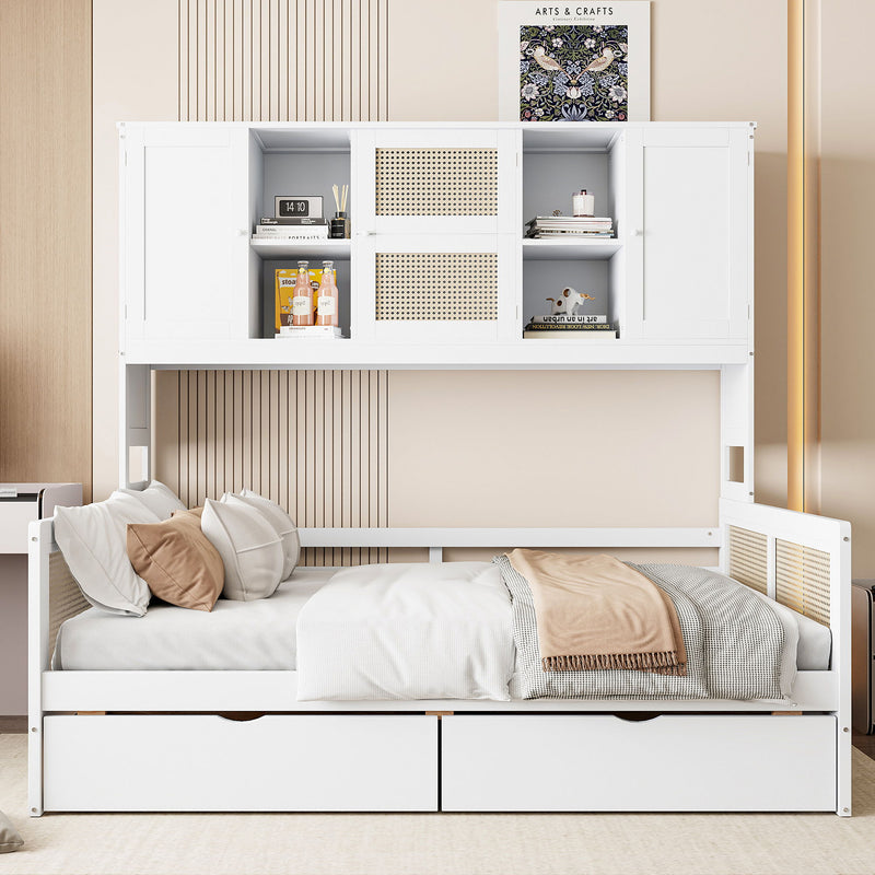 Daybed And All In One Cabinet And Shelf