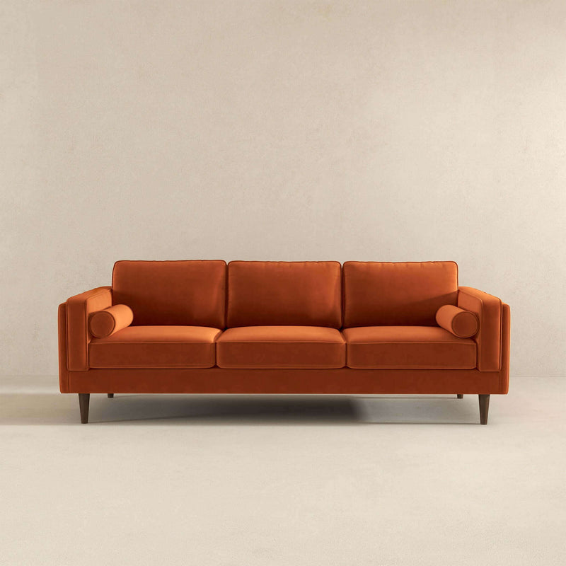 Amber - Mid-Century Modern Luxury Modern Velvet Sofa