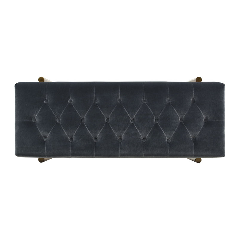 Aria - Upholstered Gold Accent Bench