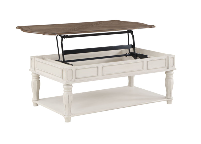 Florian - Coffee Table With Lift Top - Antique White