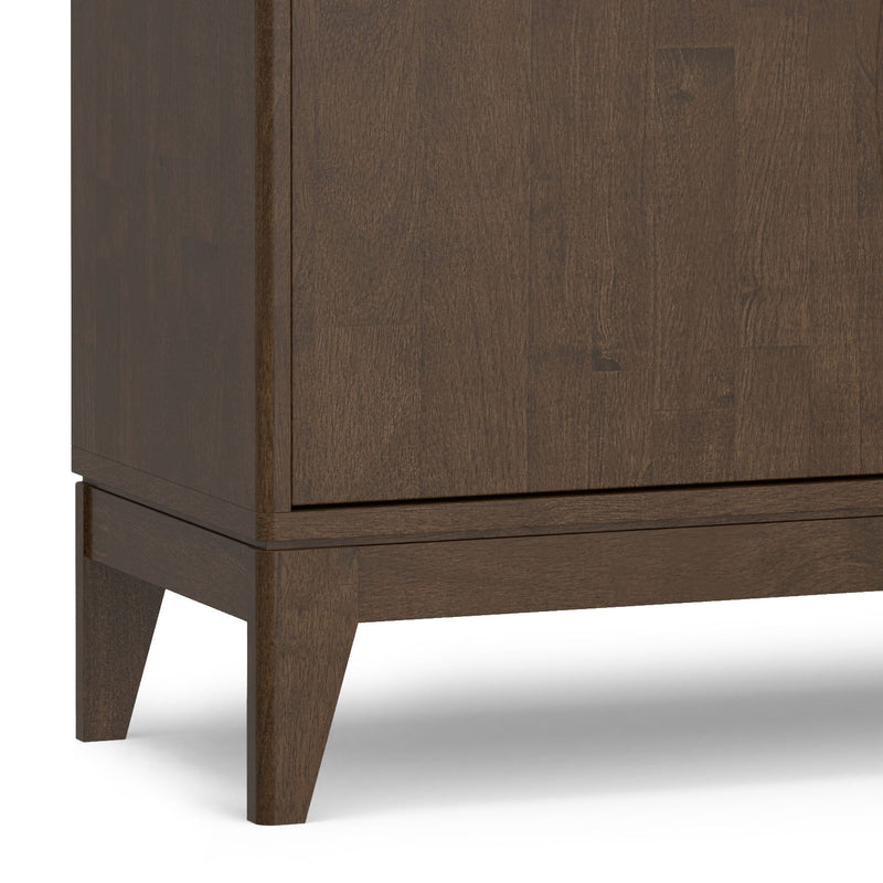 Harper - 3 Door Sideboard Buffet / Storage Cabinet - Walnut Brown