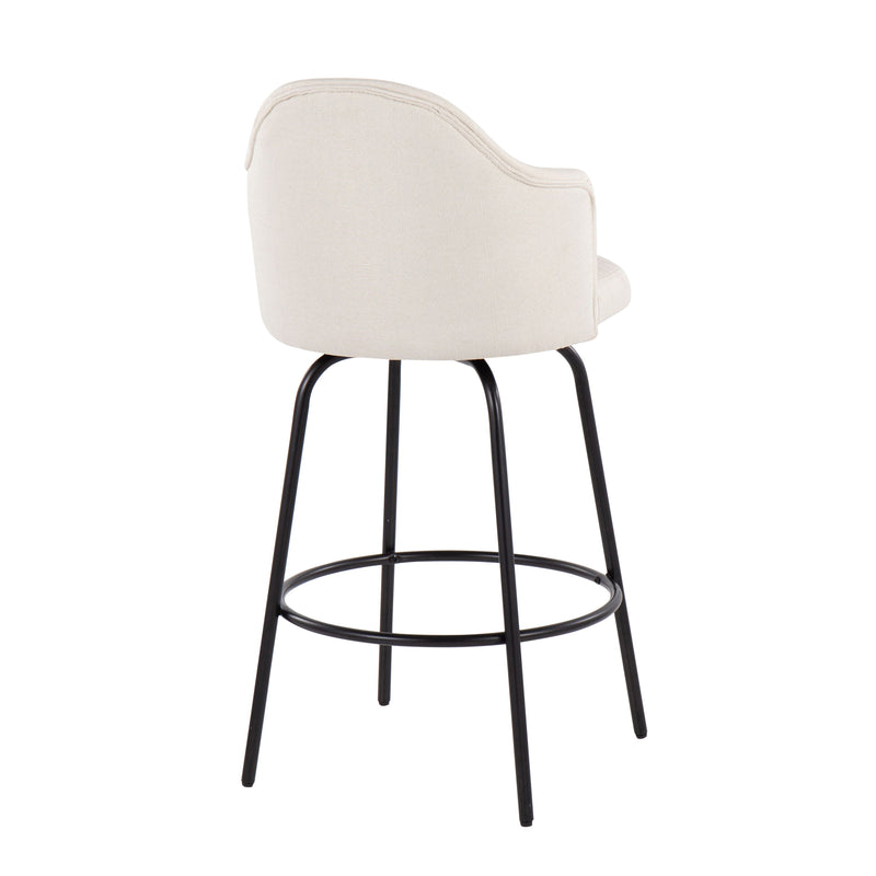 Ahoy - Contemporary Fixed Height Counter Stool (Set of 2)