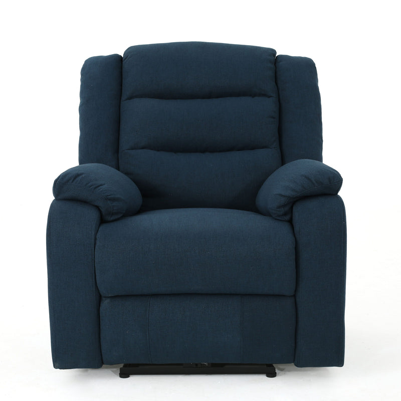 Wide - Power Standard Recliner - Navy Blue