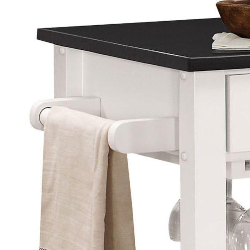 Ottawa - Kitchen Cart - Black / White