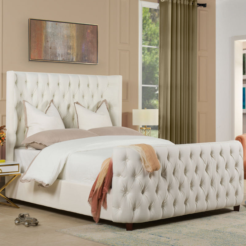 Brooklyn - Tufted Panel Bed Headboard And Footboard Set