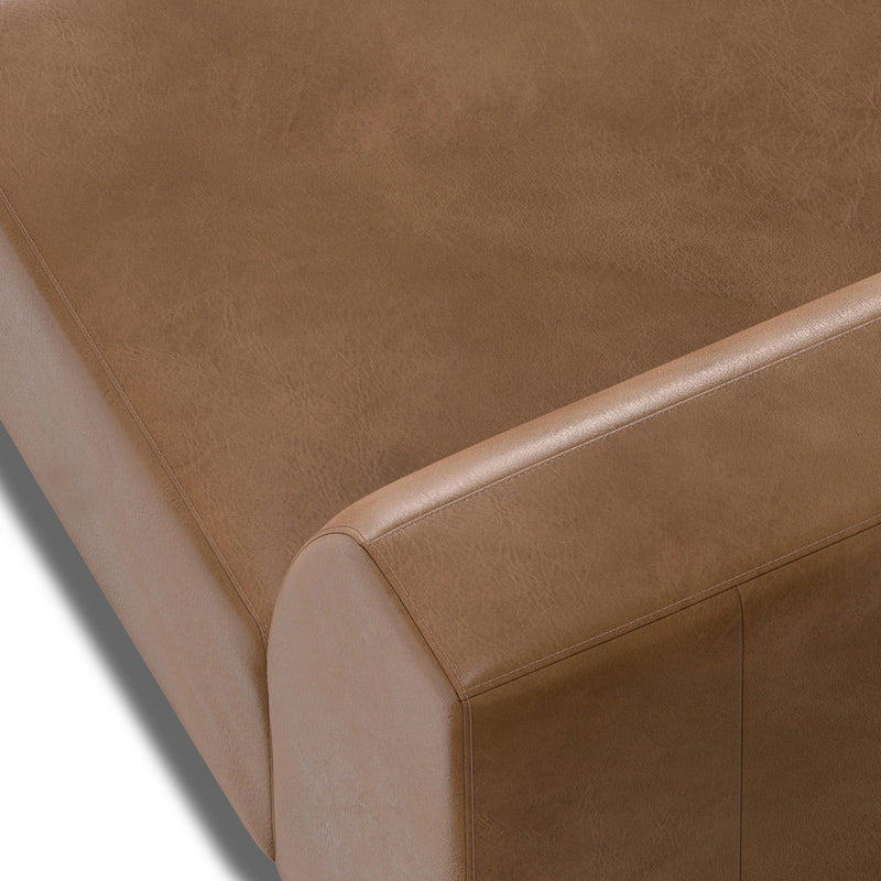 Rex - Left Arm Sofa Module - Brown