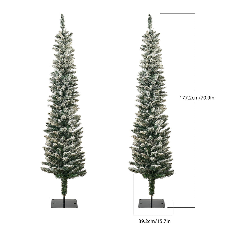 Christmas Trees With Warm White Lights Ideal For Holiday Decorations, Includes Original Base