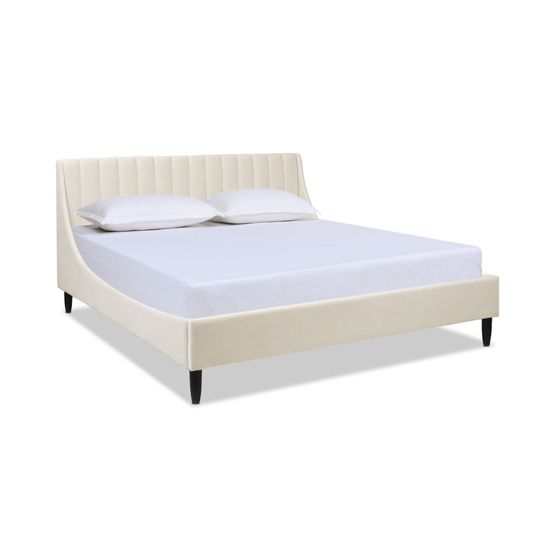 Aspen - Vertical Tufted Modern Headboard Platform Bed Set