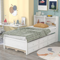 Bed With Twin Trundle, Drawers